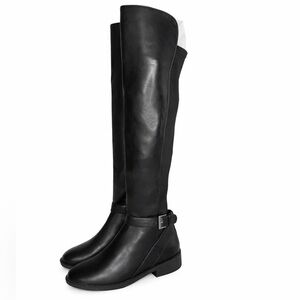 NWT Zigi Soho Orlain Black Knee-High Riding Boots • Size 7